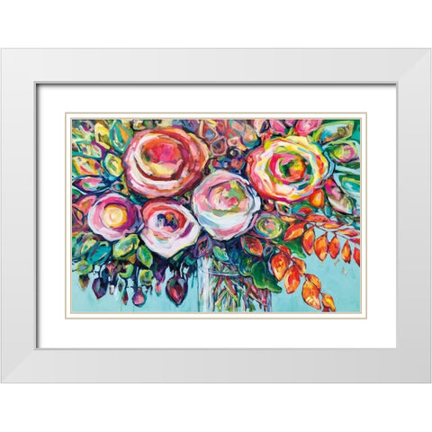 Second Time Round White Modern Wood Framed Art Print with Double Matting by Drew, Vanessa