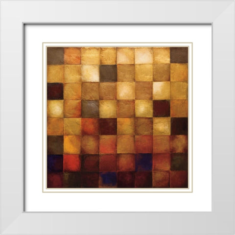 Cerveny White Modern Wood Framed Art Print with Double Matting by Pasion, Wani