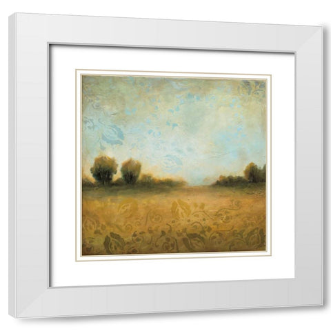 Summer Evening I White Modern Wood Framed Art Print with Double Matting by Pasion, Wani