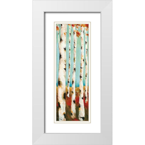 Tall Tales I White Modern Wood Framed Art Print with Double Matting by Pasion, Wani