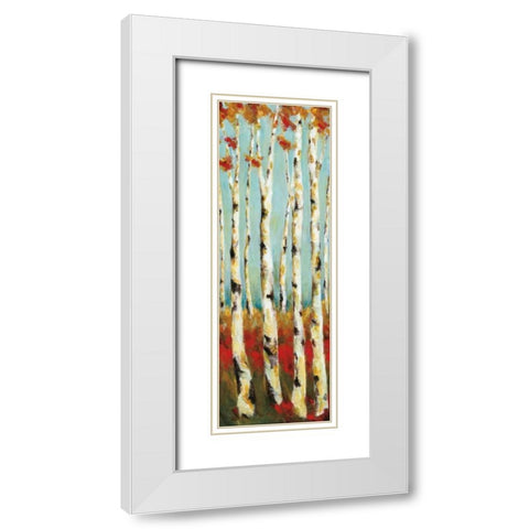 Tall Tales II White Modern Wood Framed Art Print with Double Matting by Pasion, Wani