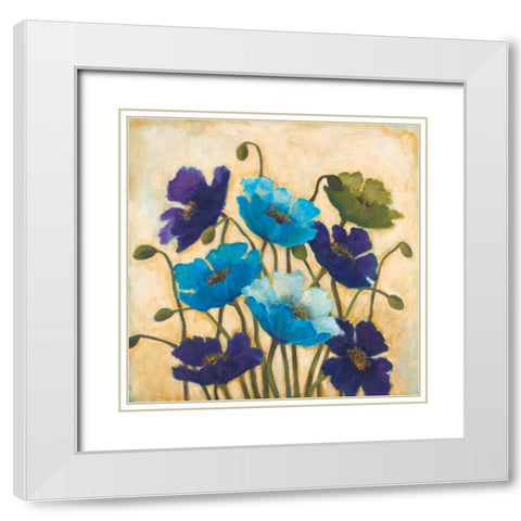 Bloom Where You Are Planted White Modern Wood Framed Art Print with Double Matting by Pasion, Wani