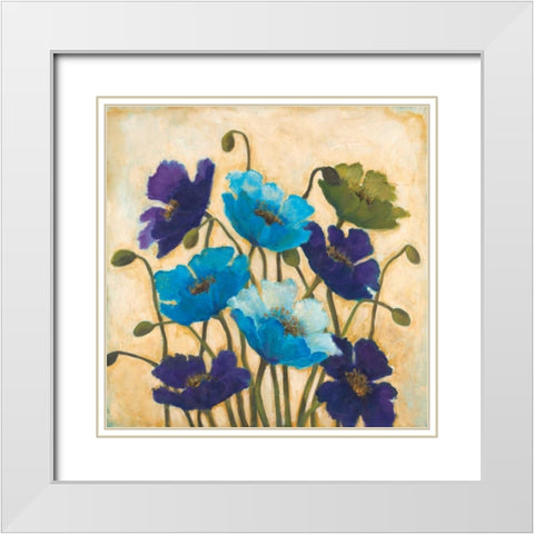 Bloom Where You Are Planted White Modern Wood Framed Art Print with Double Matting by Pasion, Wani