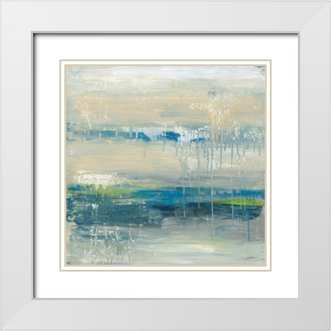 Tasha White Modern Wood Framed Art Print with Double Matting by Pasion, Wani