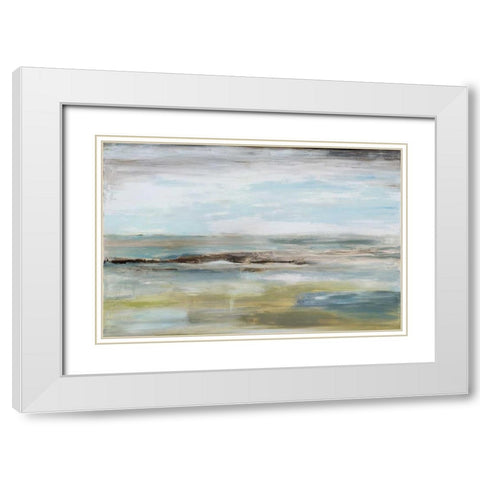 Save It For A Rainy Day White Modern Wood Framed Art Print with Double Matting by Pasion, Wani