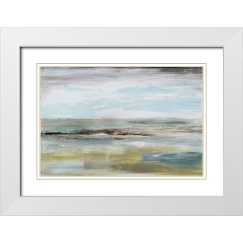 Save It For A Rainy Day White Modern Wood Framed Art Print with Double Matting by Pasion, Wani