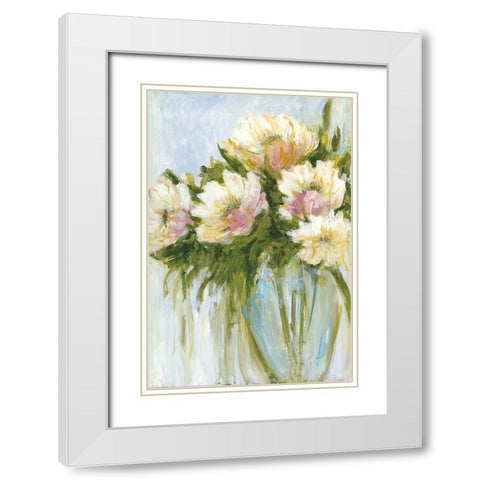 Im Blushing White Modern Wood Framed Art Print with Double Matting by Wani, Pasion