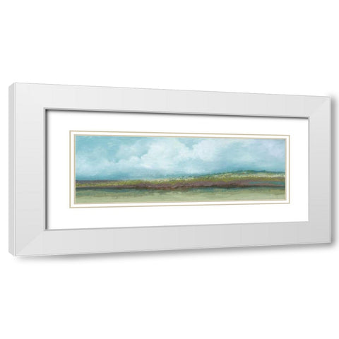 Jaded Earth I White Modern Wood Framed Art Print with Double Matting by Quintero, Tita