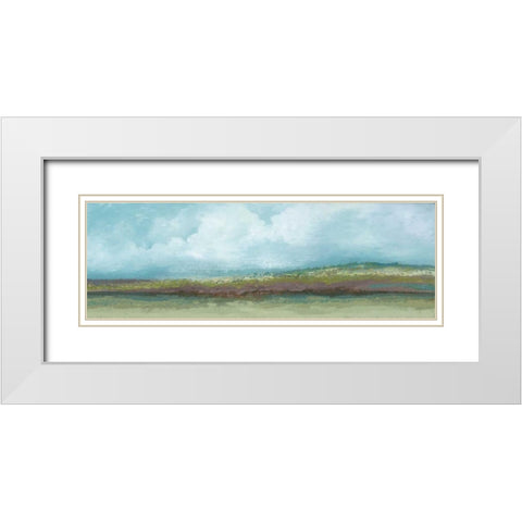 Jaded Earth I White Modern Wood Framed Art Print with Double Matting by Quintero, Tita