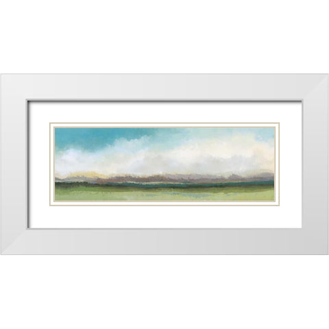 Jaded Earth II White Modern Wood Framed Art Print with Double Matting by Quintero, Tita
