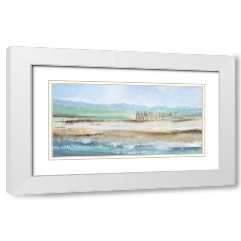 Sea Breeze II White Modern Wood Framed Art Print with Double Matting by Quintero, Tita