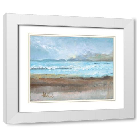 Moments II White Modern Wood Framed Art Print with Double Matting by Quintero, Tita