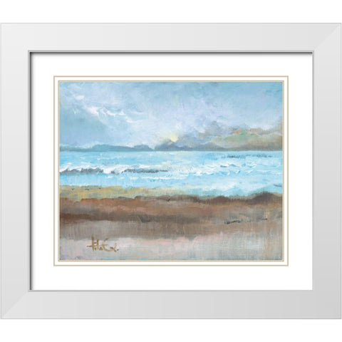 Moments II White Modern Wood Framed Art Print with Double Matting by Quintero, Tita