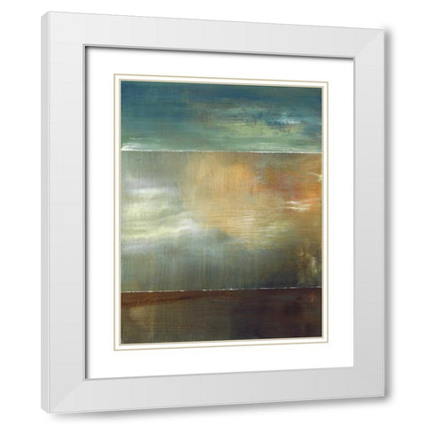 The Space Between White Modern Wood Framed Art Print with Double Matting by Ross, Heather