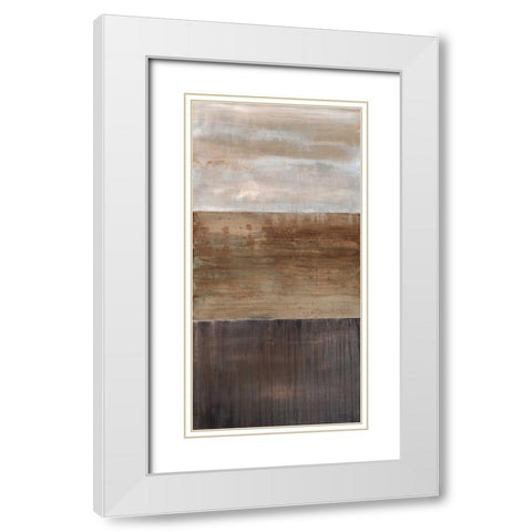 Foundation White Modern Wood Framed Art Print with Double Matting by Ross, Heather