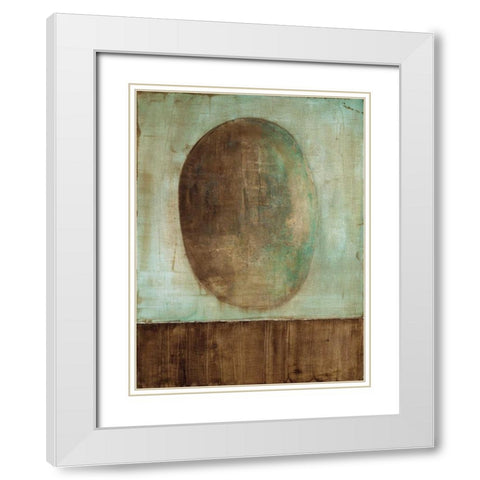 Earthly Beginnings White Modern Wood Framed Art Print with Double Matting by Ross, Heather