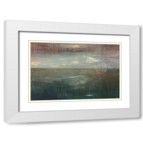 Mulberry Skies White Modern Wood Framed Art Print with Double Matting by Ross, Heather