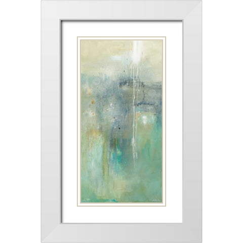 Sparks of Sea and Sunshine White Modern Wood Framed Art Print with Double Matting by Ross, Heather