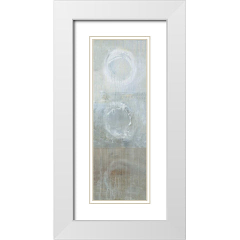 Evolu White Modern Wood Framed Art Print with Double Matting by Ross, Heather