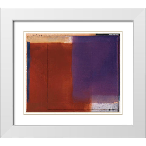 Hours of the Day I White Modern Wood Framed Art Print with Double Matting by Ribas, Jaume