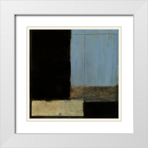 Inner Profile II White Modern Wood Framed Art Print with Double Matting by Ribas, Jaume