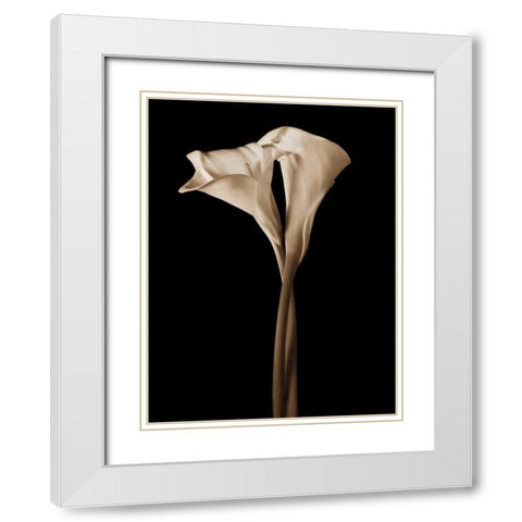 The Embrace White Modern Wood Framed Art Print with Double Matting by Rehner, John