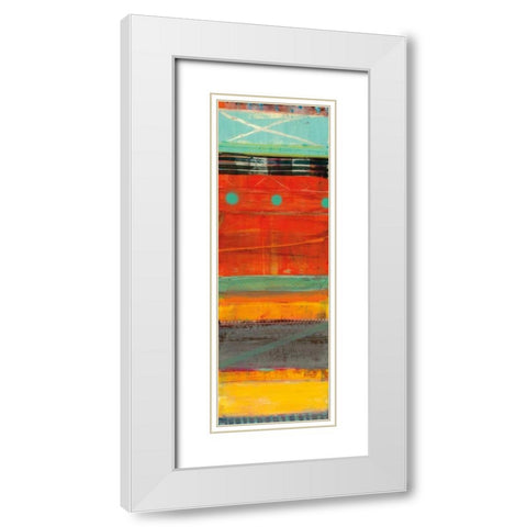 Eagles Nest White Modern Wood Framed Art Print with Double Matting by Samyn, Dominique