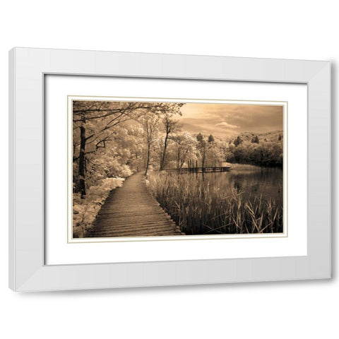 Take My Lead II White Modern Wood Framed Art Print with Double Matting by Szilagyi, Ily