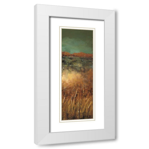 The View at a Distance II White Modern Wood Framed Art Print with Double Matting by Solis, Luis