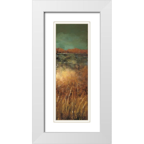The View at a Distance II White Modern Wood Framed Art Print with Double Matting by Solis, Luis