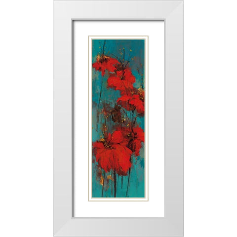 Delights of the Heart II White Modern Wood Framed Art Print with Double Matting by Solis, Luis