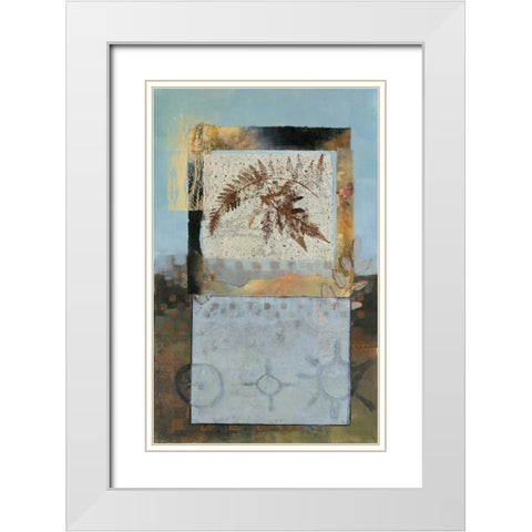 Nature Leaf II White Modern Wood Framed Art Print with Double Matting by Tunick, Connie