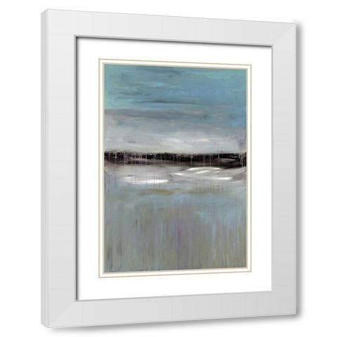 Midday Break White Modern Wood Framed Art Print with Double Matting by Veysey, Sofia