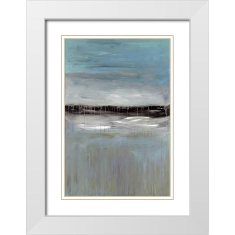 Midday Break White Modern Wood Framed Art Print with Double Matting by Veysey, Sofia