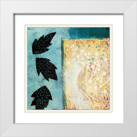 The Voice in the Wind White Modern Wood Framed Art Print with Double Matting by Willson, Valerie