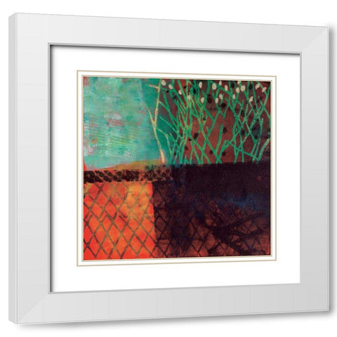 Borrowed Light White Modern Wood Framed Art Print with Double Matting by Willson, Valerie