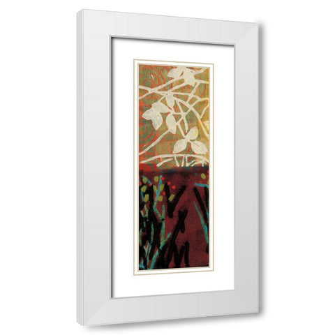 Secret Pathways White Modern Wood Framed Art Print with Double Matting by Willson, Valerie