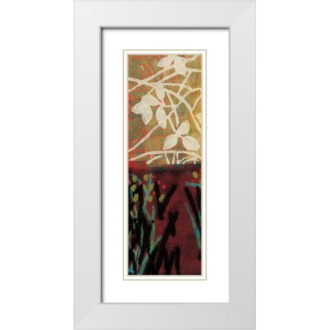 Secret Pathways White Modern Wood Framed Art Print with Double Matting by Willson, Valerie