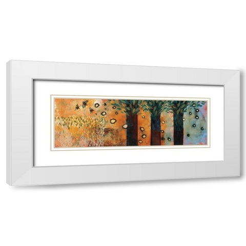 Charmed Days White Modern Wood Framed Art Print with Double Matting by Willson, Valerie
