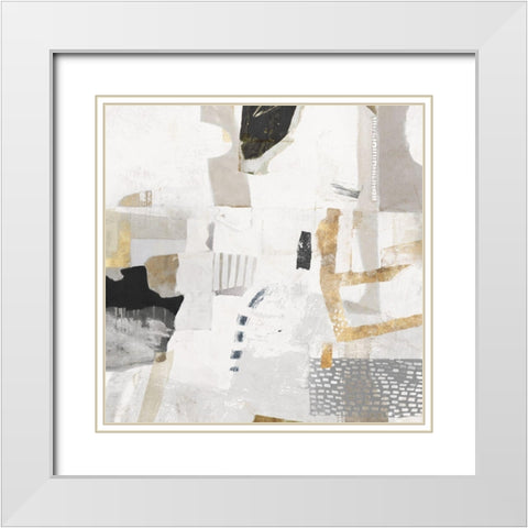 New Connections   White Modern Wood Framed Art Print with Double Matting by Mather, Nathaniel