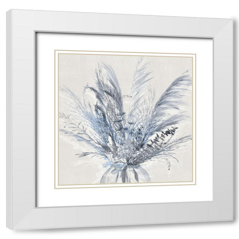 Jean II White Modern Wood Framed Art Print with Double Matting by Aria K
