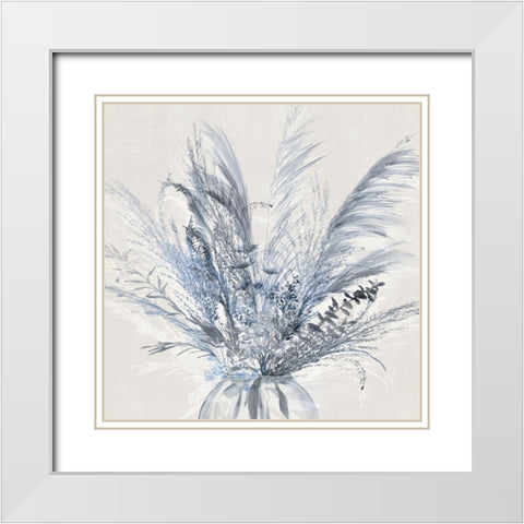 Jean II White Modern Wood Framed Art Print with Double Matting by Aria K