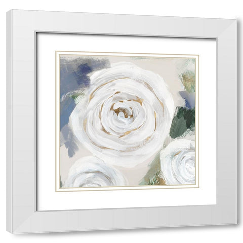 White Bundle II White Modern Wood Framed Art Print with Double Matting by Aria K