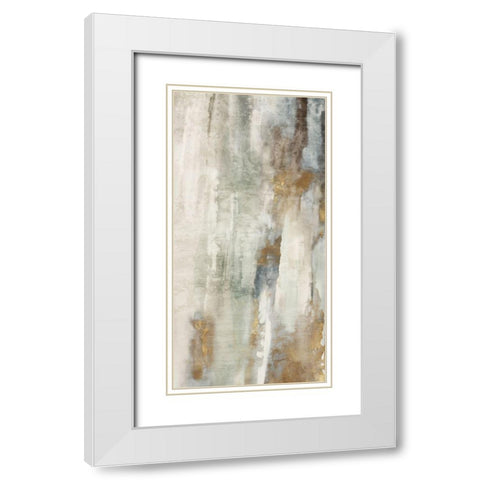 Seaglass I  White Modern Wood Framed Art Print with Double Matting by Peal, Emma
