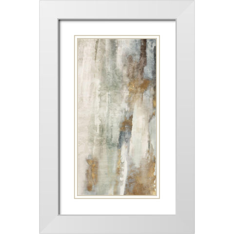 Seaglass I  White Modern Wood Framed Art Print with Double Matting by Peal, Emma
