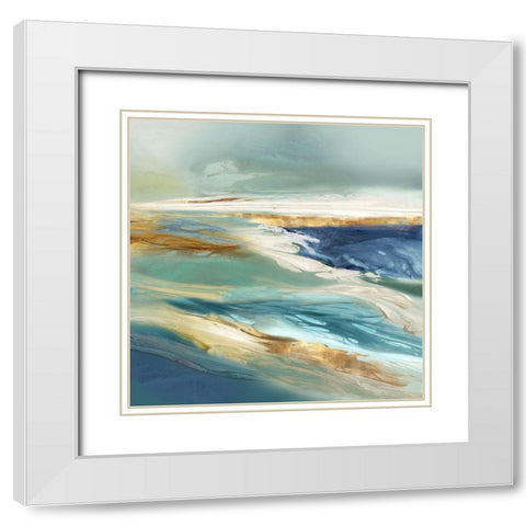 Fantasy Fall White Modern Wood Framed Art Print with Double Matting by Peal, Emma