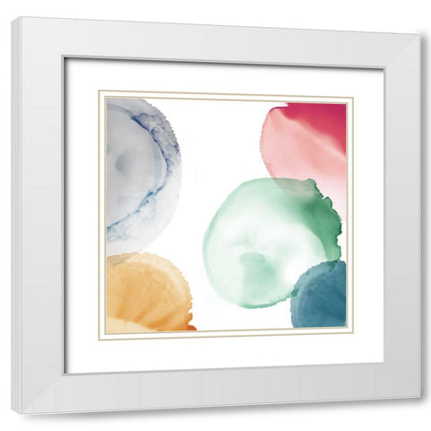 Delicate Transparency I  White Modern Wood Framed Art Print with Double Matting by Peal, Emma