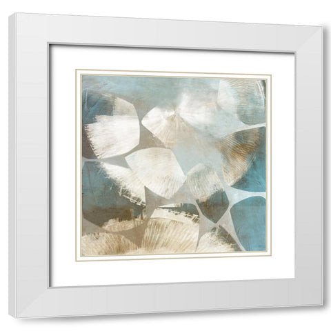 Cosmic Flow II White Modern Wood Framed Art Print with Double Matting by Peal, Emma