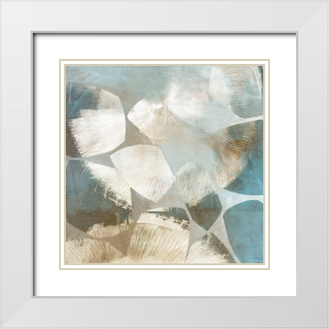 Cosmic Flow II White Modern Wood Framed Art Print with Double Matting by Peal, Emma