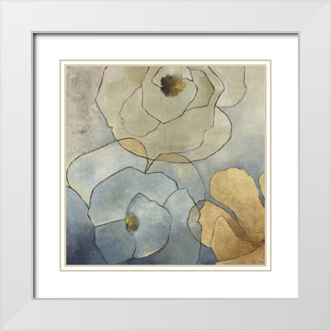 Drama I - Ltd. Ed 950 White Modern Wood Framed Art Print with Double Matting by Jensen, Asia